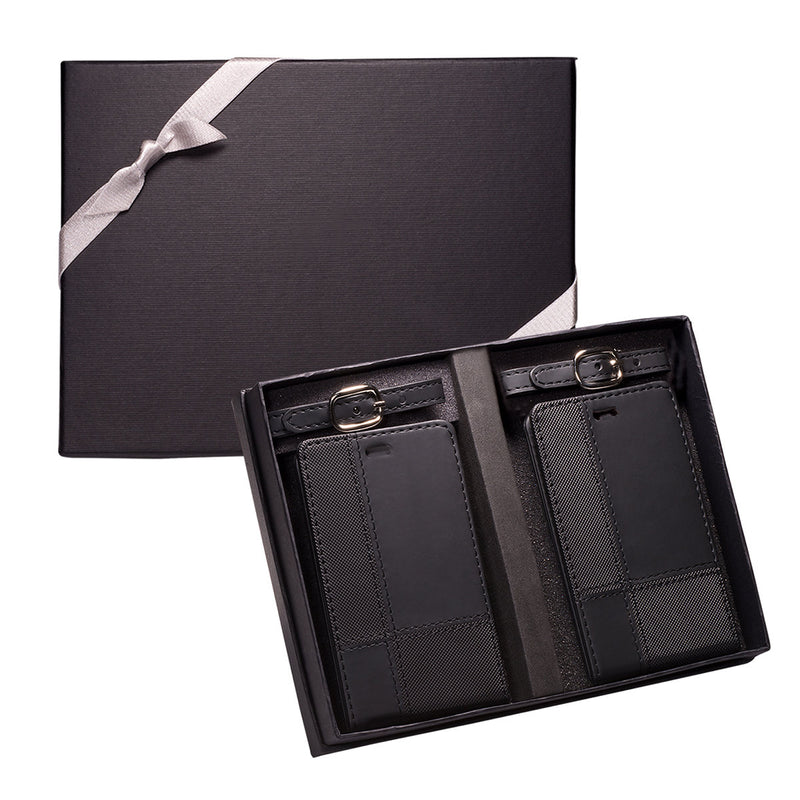 Tuscany™ Duo-Textured Luggage Tags Gift Set