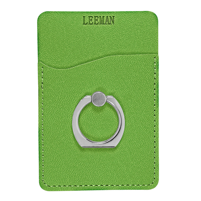 Tuscany™ Card Holder With Metal Ring Phone Stand