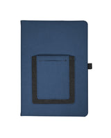 Roma Journal Notebook With Phone Pocket 5.625" X 8.25"