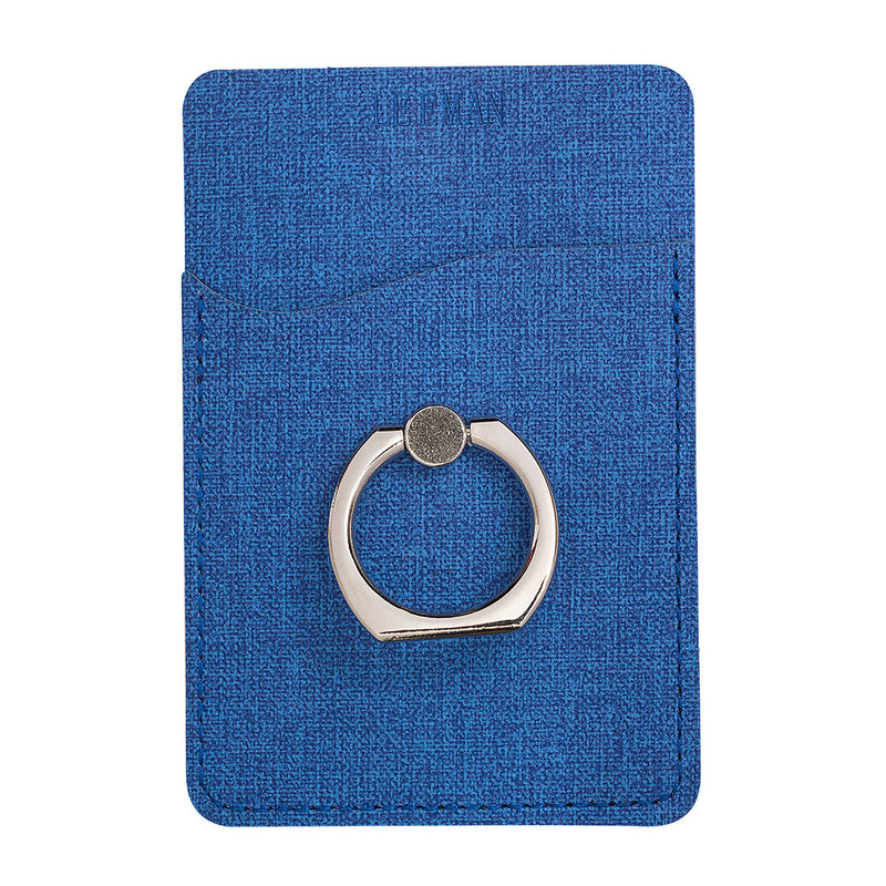 RFID Phone Pocket With Metal Ring Phone Stand