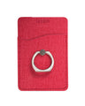 RFID Phone Pocket With Metal Ring Phone Stand