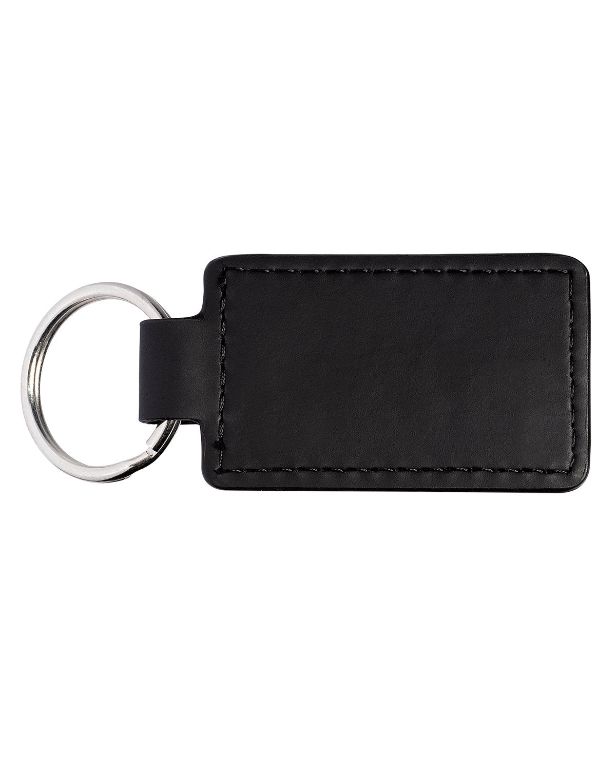 Tuscany™ PU Leather Rectangle Keychain