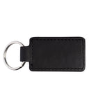 Tuscany™ PU Leather Rectangle Keychain