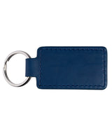 Tuscany™ PU Leather Rectangle Keychain