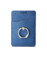 Shimmer Card Holder With Metal Ring Phone Stand