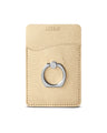 Shimmer Card Holder With Metal Ring Phone Stand