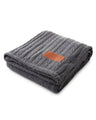 Cable Knit Sherpa Throw