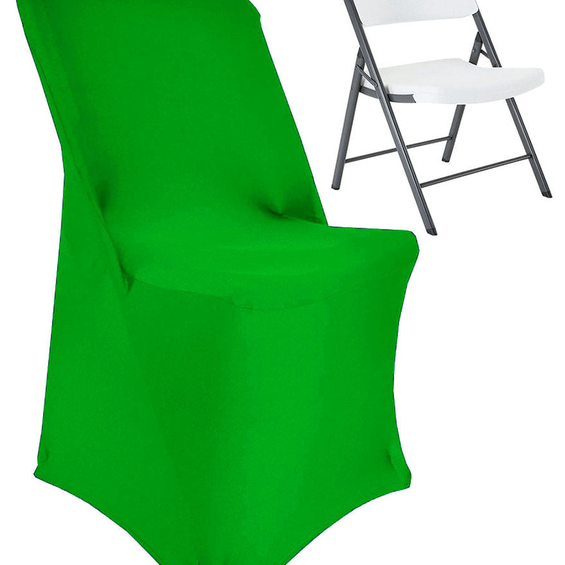 Spandex Chair Cover Lifetime Folding Emerald Green
