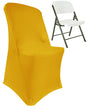 Premium Spandex Lifetime Folding Chair Cover Gold
