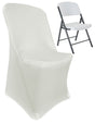 Spandex Chair Cover Premium 220 GSM Lifetime Folding Ivory