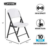 Premium Spandex Lifetime Folding Chair Cover Royal Blue