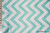 Chevron Lamour Satin Polyester Fabric - Chevron Print, 58/60" Width, Multiple Colors (1 Yard)