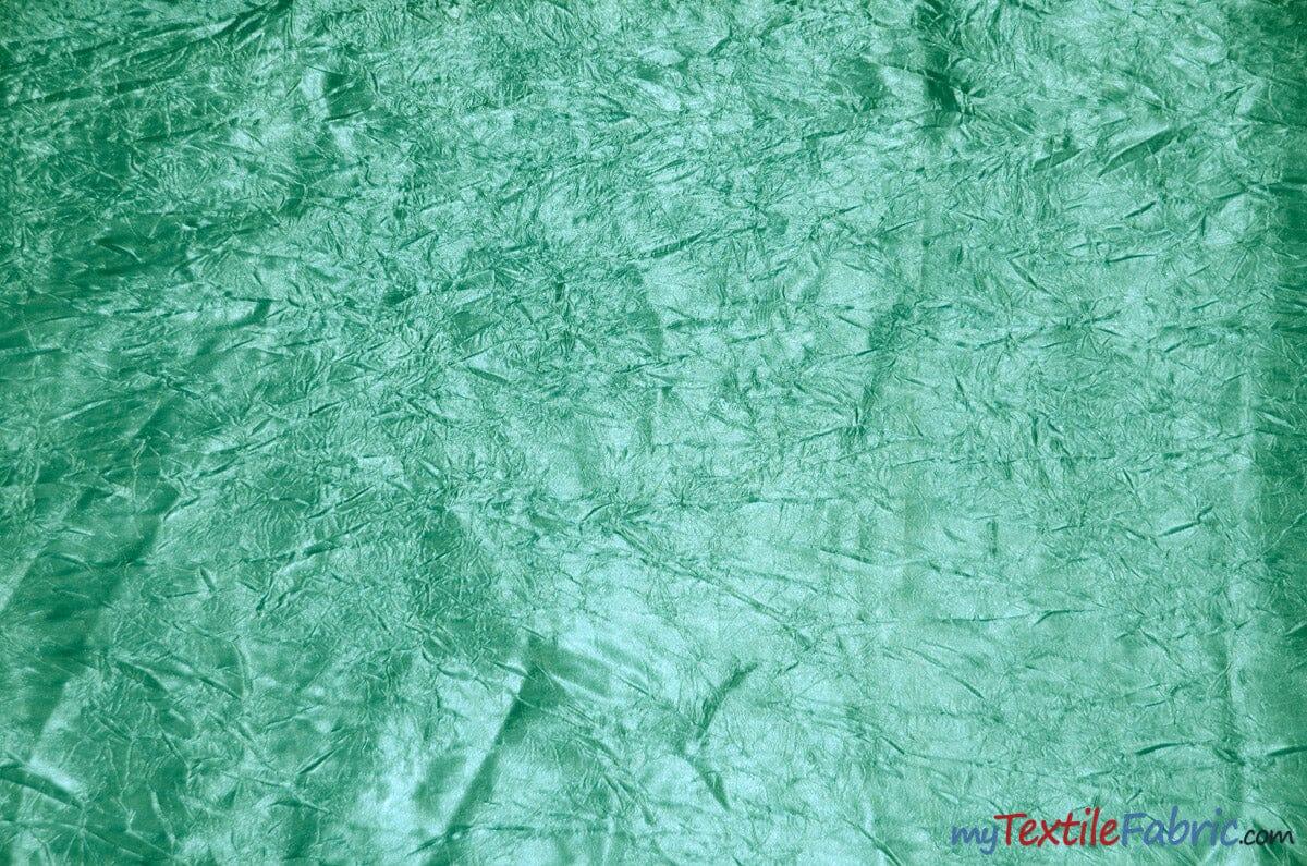 Silky Crush Satin Polyester Fabric - Crushed Charmeuse Satin, Multiple Colors, 54" Width (1 Yard)