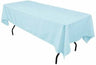 Polyester Rectangular Tablecloth 60x144 Inch – Durable Reusable Table Linen for Weddings, Parties, Banquets & Events