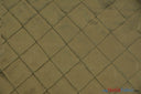 Taffeta Pintuck Fabric - 4" X 4" Diamond Pattern, 58" Width, Multiple Colors (1 Yard)