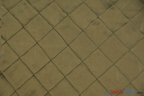 Taffeta Pintuck Fabric - 4" X 4" Diamond Pattern, 58" Width, Multiple Colors (1 Yard)