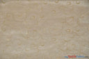 Swirl Organza Polyester Fabric - Embroidered Swirl Sheer, 52/54" Width, Multiple Colors (1 Yard)