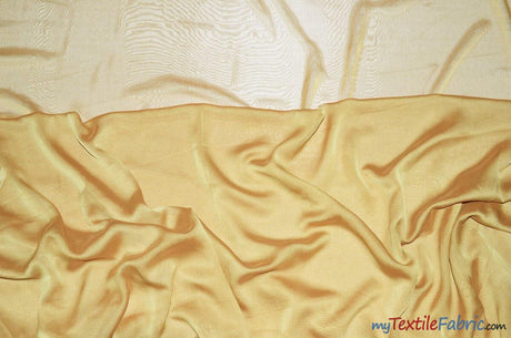 Two Tone Chiffon Polyester Fabric - Iridescent Sheer, 58/60" Width, Multiple Colors (Yards, Bolts, Sample Swatch)