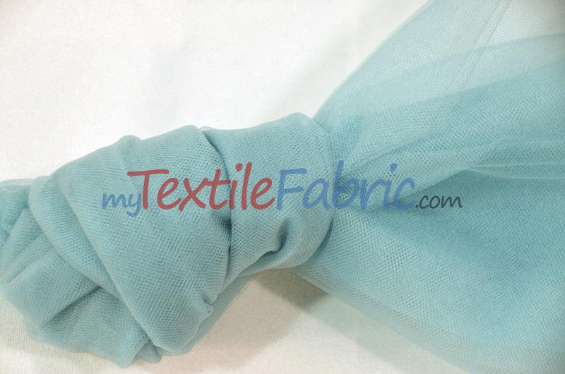 Bridal Tulle Illusion Nylon Tulle Fabric - Sheer Soft Bridal Veil, 108" Width (50 Yard Bolt)