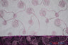 Donatello Organza Embroidery Fabric - Embroidered Floral Sheer, 54" Width, Multiple Colors (1 Yard)