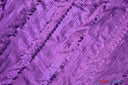 Forest Taffeta Embroidery Polyester Fabric - Hanging Leaf Pattern, 54" Width, Multiple Colors (1 Yard)