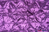 Pinwheel Button Taffeta Polyester Fabric - Pinwheel Button Texture, 48" Wide, Multiple Colors (1 Yard)