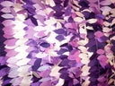 Leaf Taffeta Polyester Fabric - Leaf Applique, Solid, 57" Width (1 Yard)