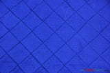 Taffeta Pintuck Fabric - 4" X 4" Diamond Pattern, 58" Width, Multiple Colors (1 Yard)