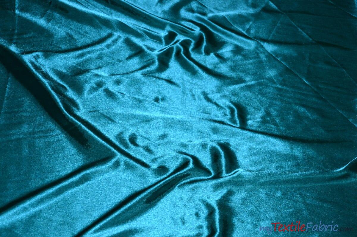 Silky Soft Medium Satin Polyester Fabric - Solid, 58/60" Width (70 Yard Bolt)