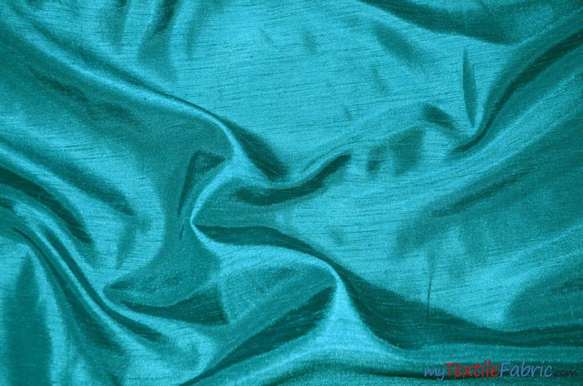 Shantung Satin Polyester Fabric - Reversible Satin Dupioni Silk, Multiple Colors, 58/60" Width (Yards, Bolts, Sample Swatches)