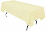 Polyester Rectangular Tablecloth 60x144 Inch – Durable Reusable Table Linen for Weddings, Parties, Banquets & Events