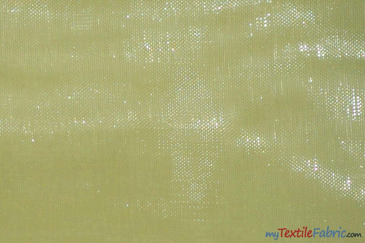 Mirror Organza Polyester Fabric - Sheer, Soft And Smooth, 58/60" Width (Continuous Yards & By Bolt)