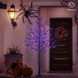 6 ft Pre-Decorated LED Pirate Halloween Yard Tree