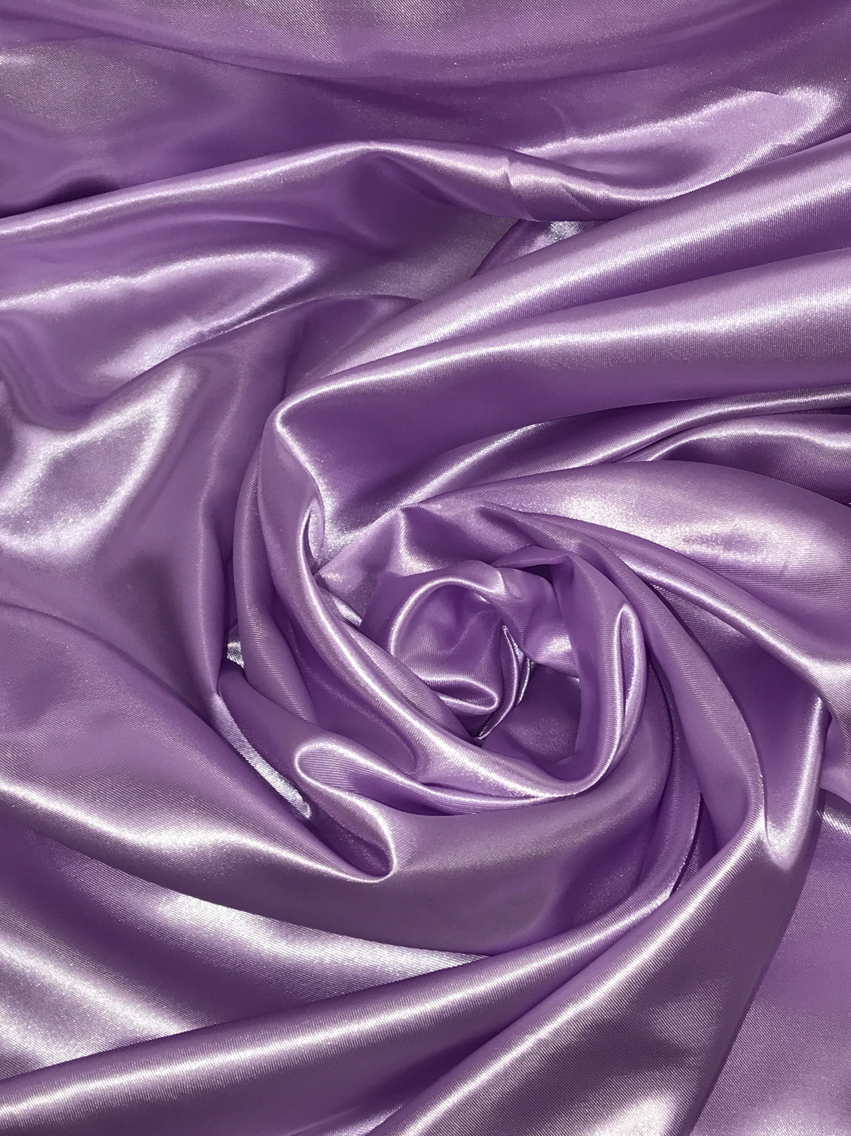 Lavender Medium Satin Polyester Fabric - Lavender, 58"-60" Wide