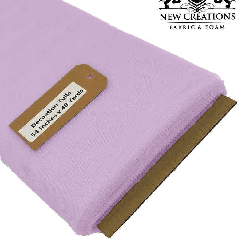 Lilac Tutu Tulle Fabric - Lilac Sheer Netting, 54" Width (5 Yards)