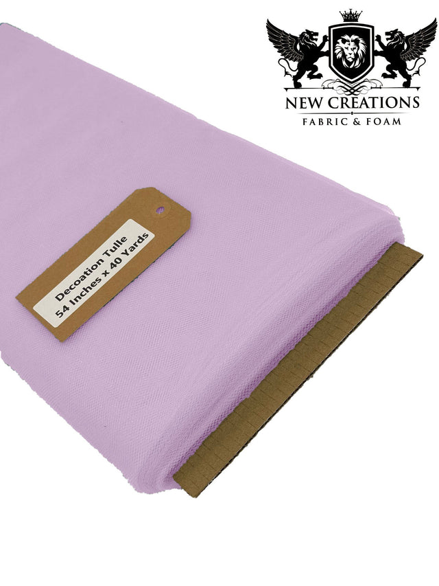 Lilac Tutu Tulle Fabric - Lilac Sheer Netting, 54" Width (5 Yards)