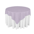 Lavender Square Polyester Overlay Tablecloth 72″ x 72″