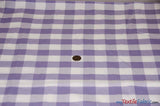 Picnic Checkers Polyester Fabric - Gingham Checkered, 1" X 1", 58/60" Width (1 Yard)