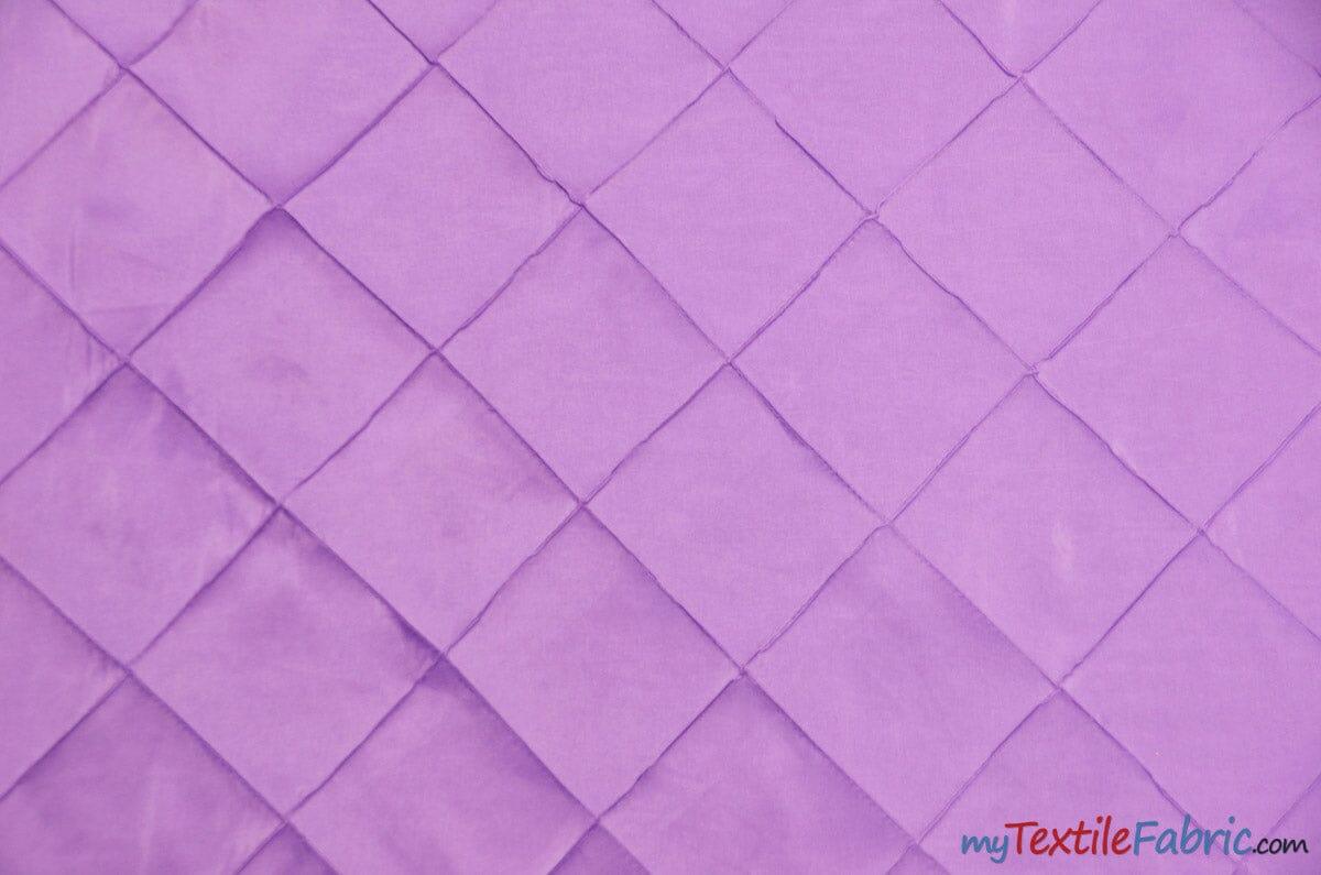 Taffeta Pintuck Fabric - 4" X 4" Diamond Pattern, 58" Width, Multiple Colors (1 Yard)