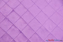 Taffeta Pintuck Fabric - 4" X 4" Diamond Pattern, 58" Width, Multiple Colors (1 Yard)
