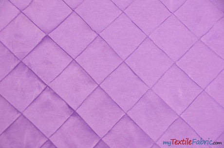 Taffeta Pintuck Fabric - 4" X 4" Diamond Pattern, 58" Width, Multiple Colors (1 Yard)