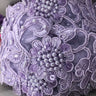 Beaded Corded Lace Trim Organza