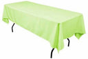 Mantel rectangular de poliéster 60x144 pulgadas – mantel duradero y reutilizable para bodas, fiestas, banquetes y eventos  