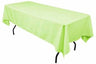 Polyester Rectangular Tablecloth 60x144 Inch – Durable Reusable Table Linen for Weddings, Parties, Banquets & Events