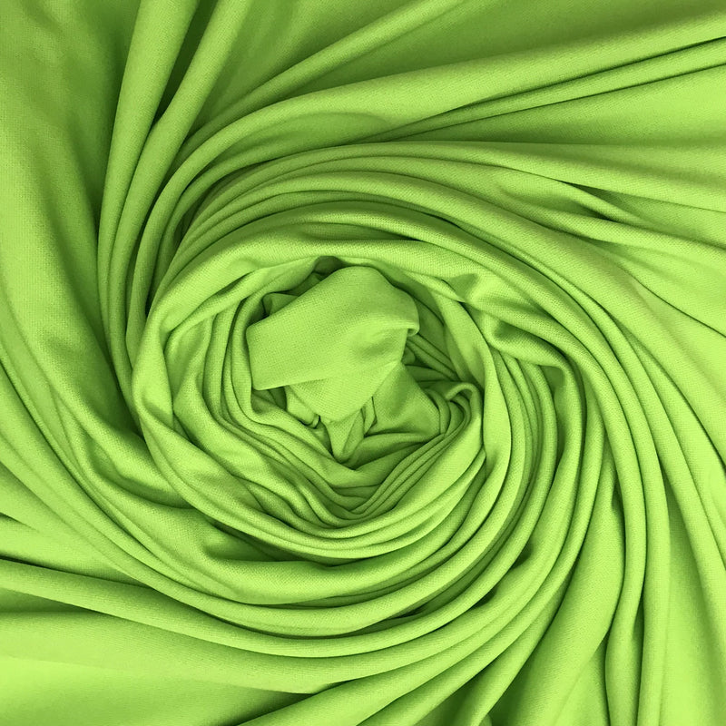 Lime Scuba Polyester Fabric - Lime, 59"-60" Width