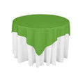 Lime Green Square Polyester Overlay Tablecloth 85″ x 85″