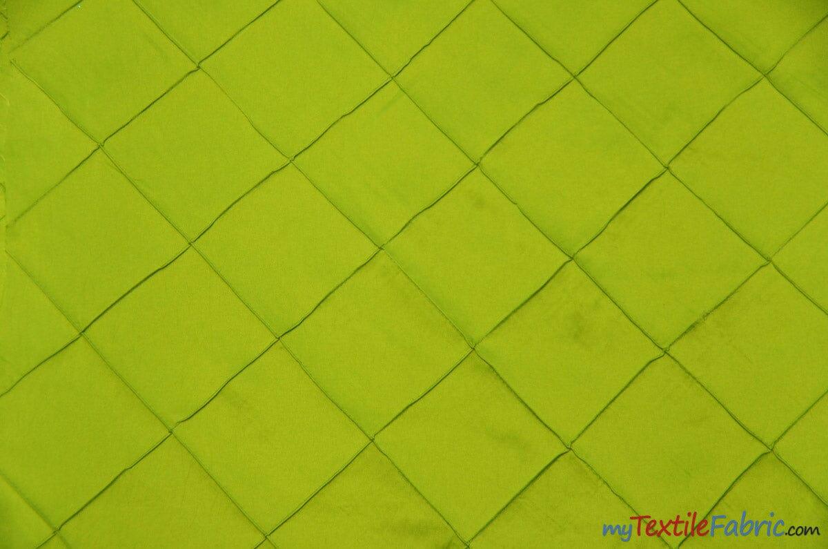 Taffeta Pintuck Fabric - 4" X 4" Diamond Pattern, 58" Width, Multiple Colors (1 Yard)
