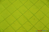 Taffeta Pintuck Fabric - 4" X 4" Diamond Pattern, 58" Width, Multiple Colors (1 Yard)