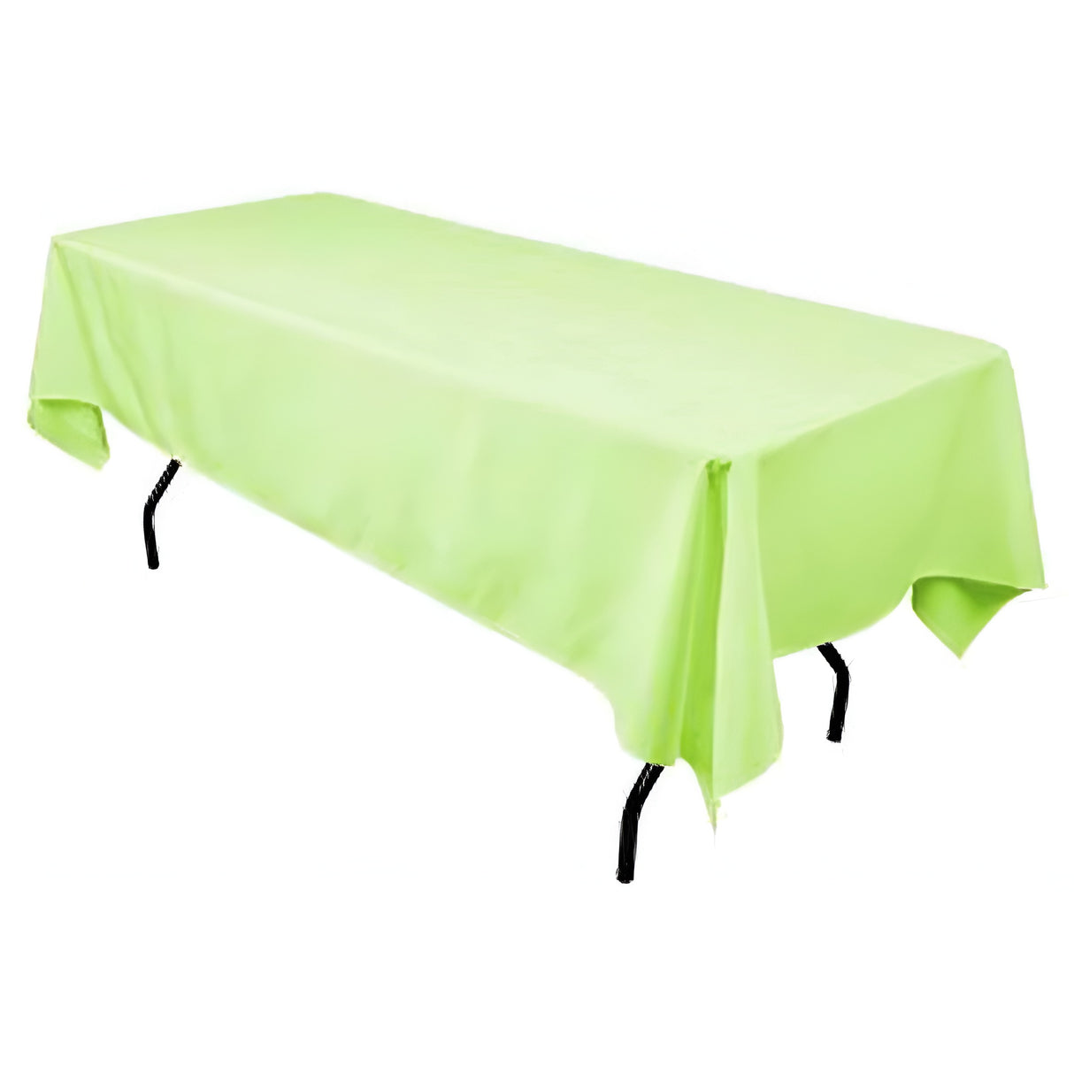 Polyester Rectangular Tablecloth Polyester Fabric - Wrinkle-Resistant, Stain-Proof, Washable, 60" X 144"