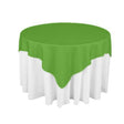 Lime Green Square Polyester Overlay Tablecloth 72″ x 72″